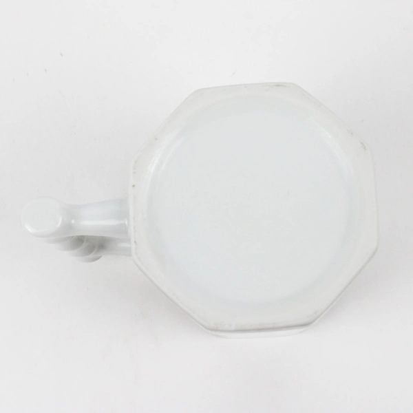 Unbranded Ceramic Mug 3.75" Tall Asian Inspired Birds/Butterflies/Flowers