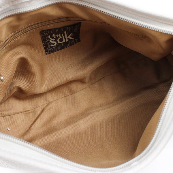 The Sak White Leather Handbag Small Purse Shoulder Bag