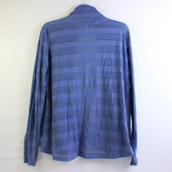 Columbia Blue Semi-Sheer Open-Front Long-Sleeve Shrug Women's XL