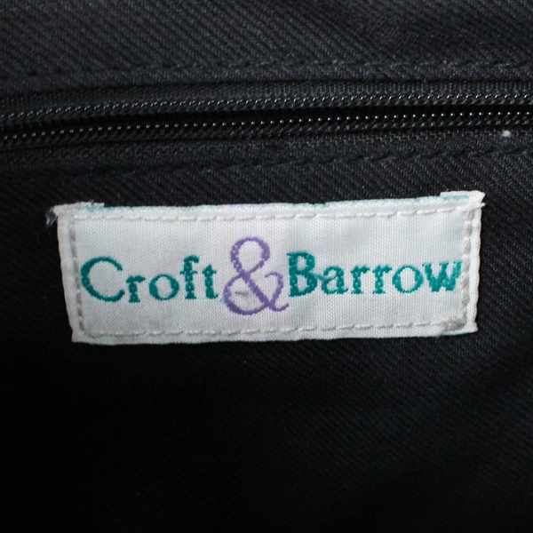 Croft and Barrow Crossbody Black Leather Shoulder Bag