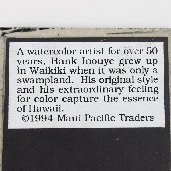 Lot of Two 1994 Hawaiian Scenes 0.230 Ceramic Fridge Magnets, Vintage