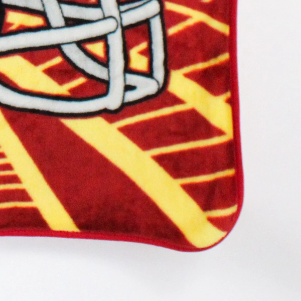 Unbranded USC Trojans Yellow/Red Football Fleece Throw Blanket 53" x 58.5"