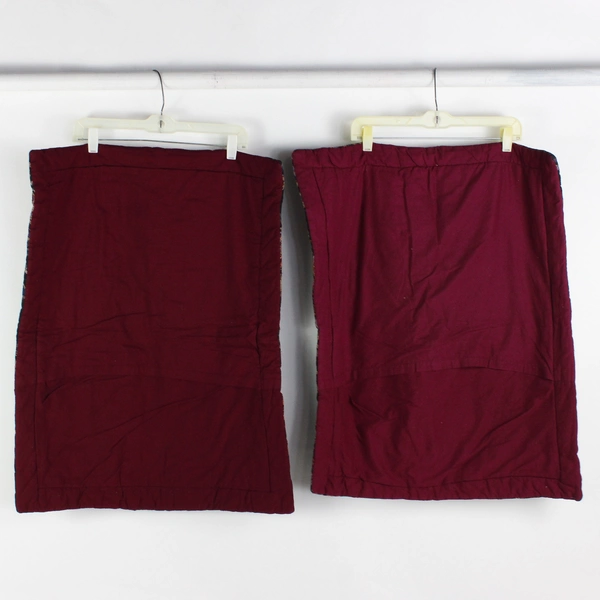 Tapestry Pillow Shams Pair, Vintage-style Quilted Design, 27"x 23"