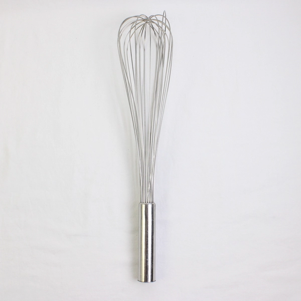 Lot of 3 Assorted Industrial Size Stainless Steel Whisks, 14" and 2 x 16" Tall