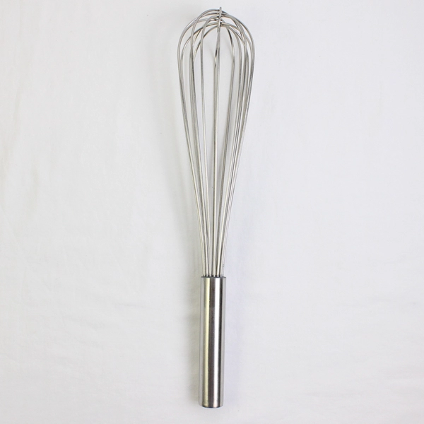 Lot of 3 Assorted Industrial Size Stainless Steel Whisks, 14" and 2 x 16" Tall