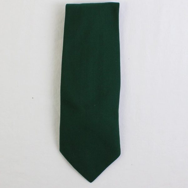 Unbranded Men's Neck Tie Dark Green Cotton