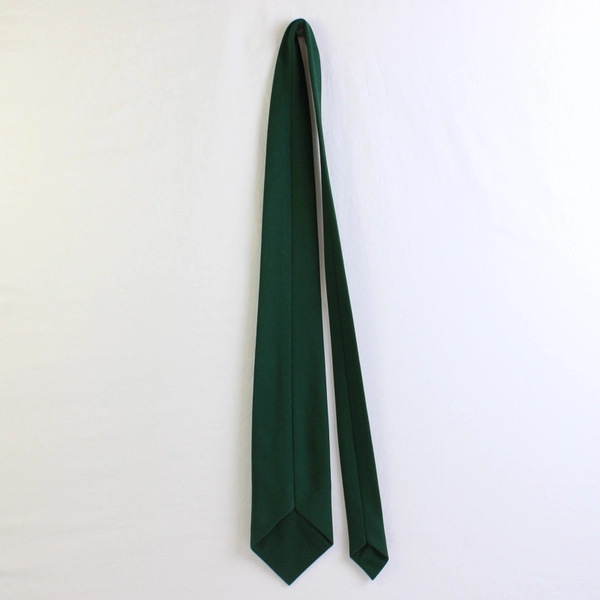 Unbranded Men's Neck Tie Dark Green Cotton