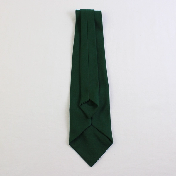 Unbranded Men's Neck Tie Dark Green Cotton