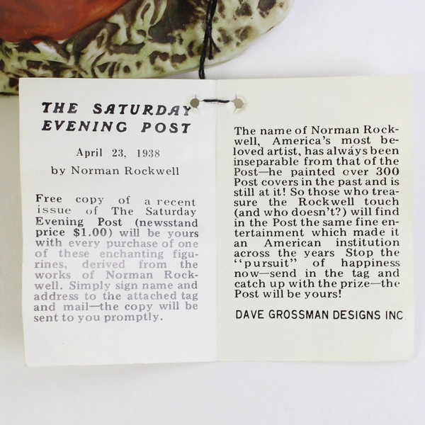 Rockwell Saturday Evening Post Co. Figurine Story of Dr. Dafoe #NR-17, 1974