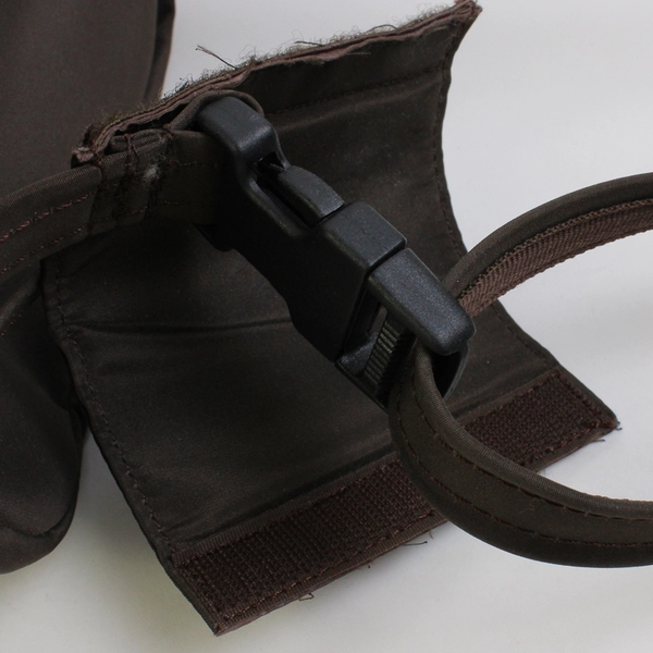 DayMakers Santa Barbara Brown Nylon Fanny Pack Multi Pocket Travel Bag