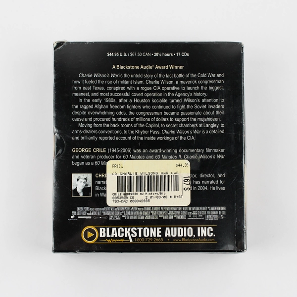 Charlie Wilson's War Audiobook Unabridged 2007 CD Historical Covert Operation