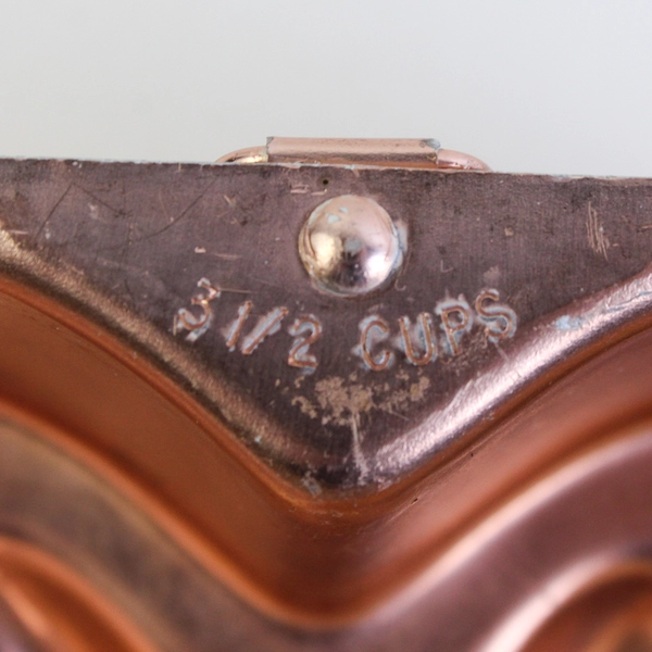 Lot of Heart Shaped Metal Mold Cake Pans, Copper Color 