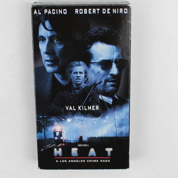 Heat VHS Tape Robert De Niro Al Pacino Tom Sizemore Jon Voight 1996