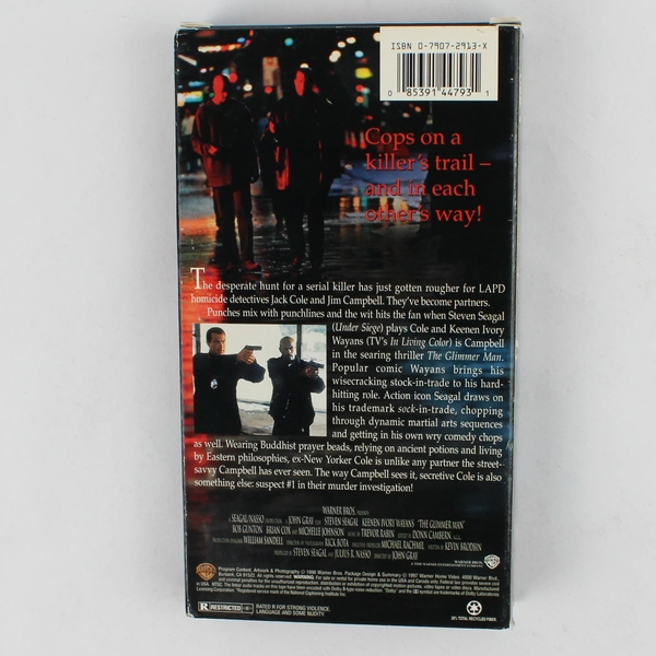 The Glimmer Man VHS Tape 1997