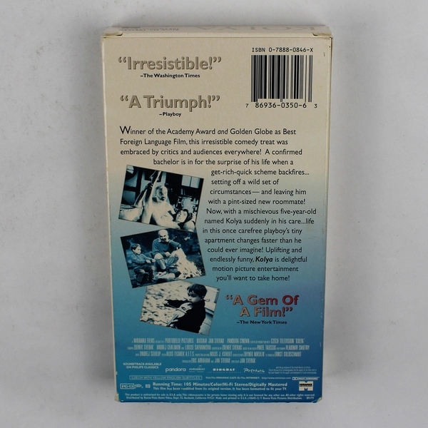 Kolya VHS Tape, 1996 Miramax Films PG-13 Melodrama 10645