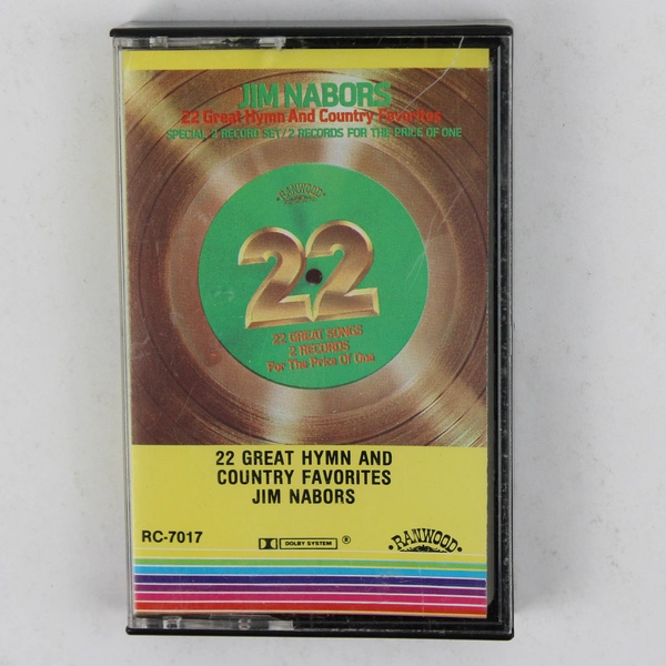 Jim Nabors Cassette 22 Great Hymn and Country Favorites, 1982 Ranwood Records
