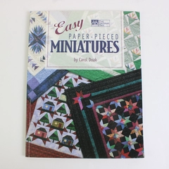 Easy Paper-Pieced Miniatures by Carol Doak 1998 Paperback That Patchwork Place