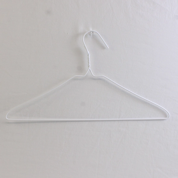 Mixed Lot of 11 White Clothes Hangers 3 Plastic 8 Wire-like Plastic