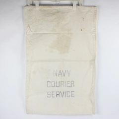 World War II US Navy Courier Service Canvas Bag #1
