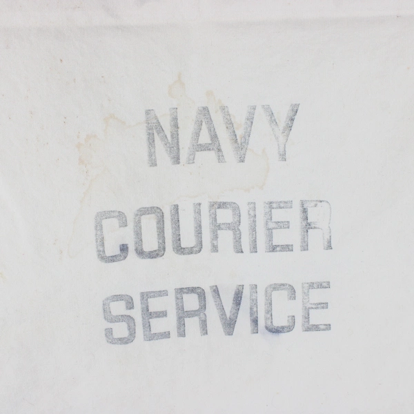 World War II US Navy Courier Service Canvas Bag #1
