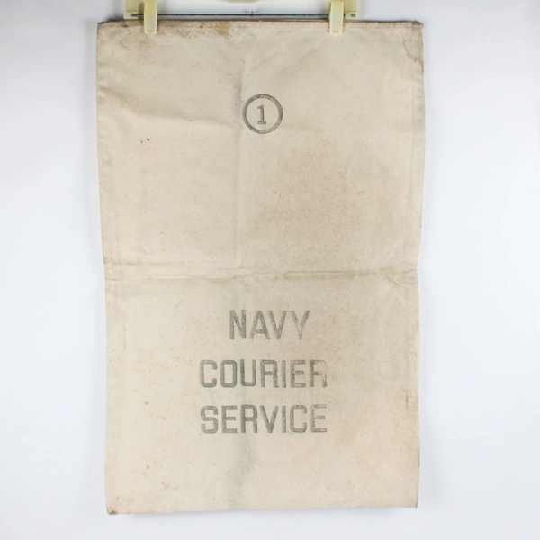 World War II US Navy Courier Service Canvas Bag