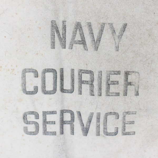 World War II US Navy Courier Service Canvas Bag