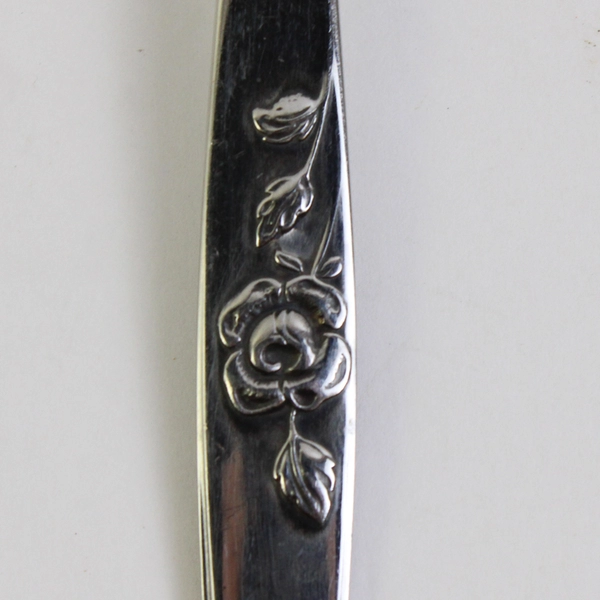 Lot Of 5 Oneida Silver Our Rose (Stainless) Flatware Soup Spoons 7" Long