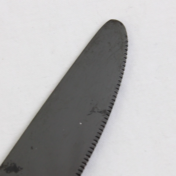 Lot Of 4 Cambridge Silver Rhiannon Black (Stainless) Flatware Dinner Knive 9.25"