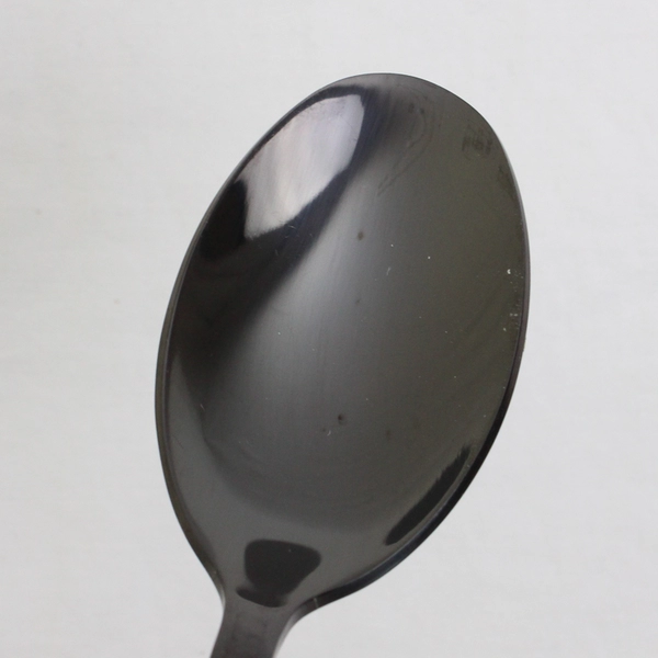 Lot Of 4 Cambridge Silver Rhiannon Black (Stainless) Flatware Soup Spoons 8"