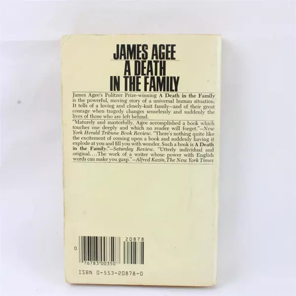 A Death in the Family by James Agee Paperback Classic Novel