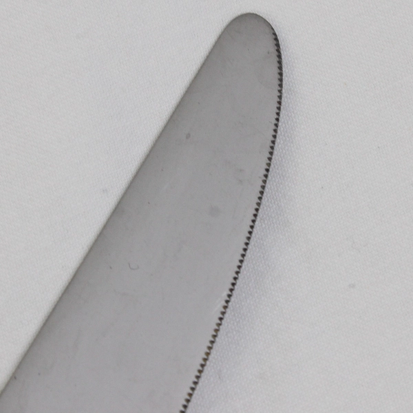 Set of 10 Oneida Community Woodmere Modern Hollow Dinner Knives Stainless Steel