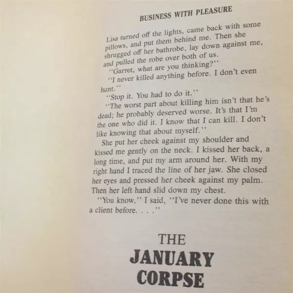 The January Corpse by Neil Albert Mass Market Paperback