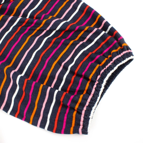 Loft Petites XL Multicolor Striped Maxi Dress Drawstring Waist 