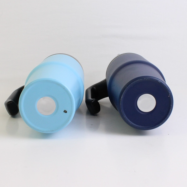 Lot of 2 SUS 304 Stainless Travel Mugs Advertising Marsh McLennan Agency