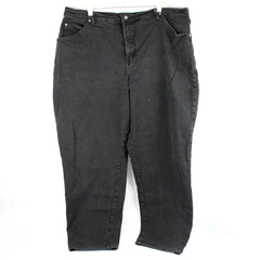 Just My Size 24W Stretch Black Tapered Jeans