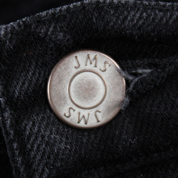 Just My Size 24W Stretch Black Tapered Jeans