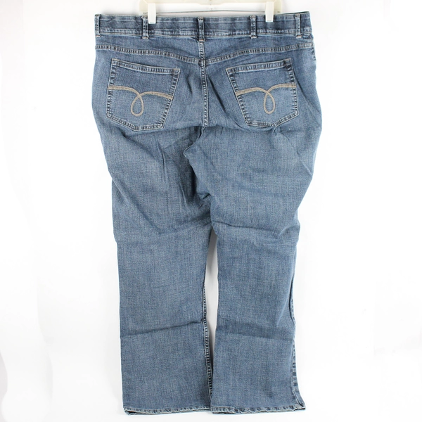 Lee Riders Women's 24W Medium Wash Midrise Bootcut Jeans 