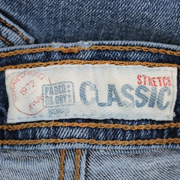 Faded Glory Women's 24W Blue Classic Stretch Tapered Jeans 