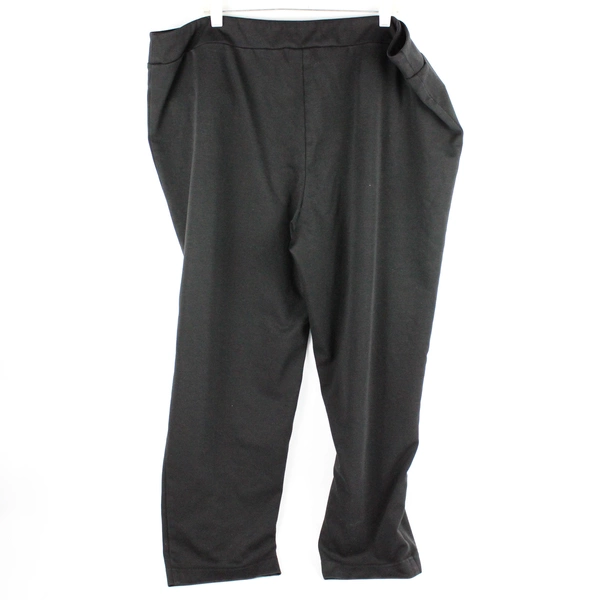George Women's 3X Black Stretch Pull-On Dress Pant Tapered Leg 22W-24W