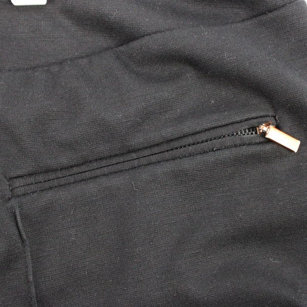 George Women's 3X Black Stretch Pull-On Dress Pant Tapered Leg 22W-24W