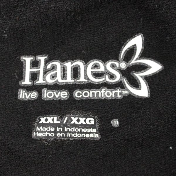 Hanes Women's XXL Black Straight Leg Sweatpants with Drawstring Waist