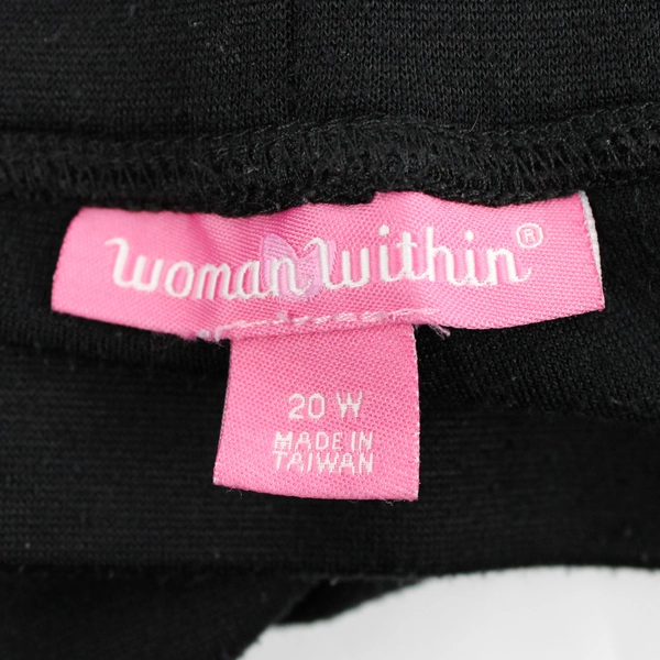 Woman Within 20W Stretch Pull-On Bootcut Pants