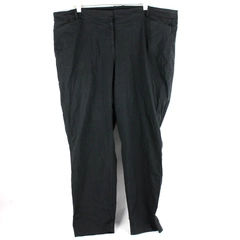 Lane Bryant The Madison Women's 22 Black Stretch Tapered Leg Trouser