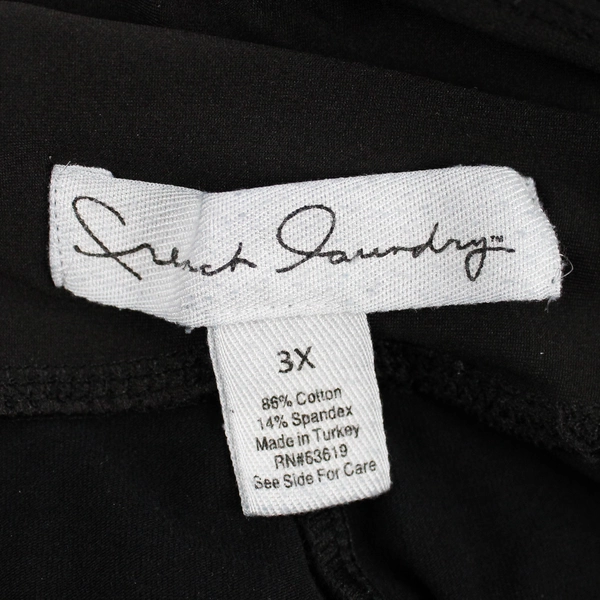 French Laundry Women's 3X Black Skinny Leggings 