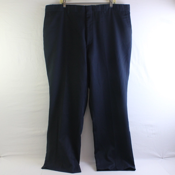 Harbor Bay Men’s 44x30 Navy Dress Pants with Elastic Waistband