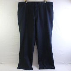 Harbor Bay Men’s 44x30 Navy Dress Pants with Elastic Waistband