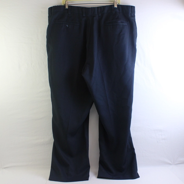 Harbor Bay Men’s 44x30 Navy Dress Pants with Elastic Waistband