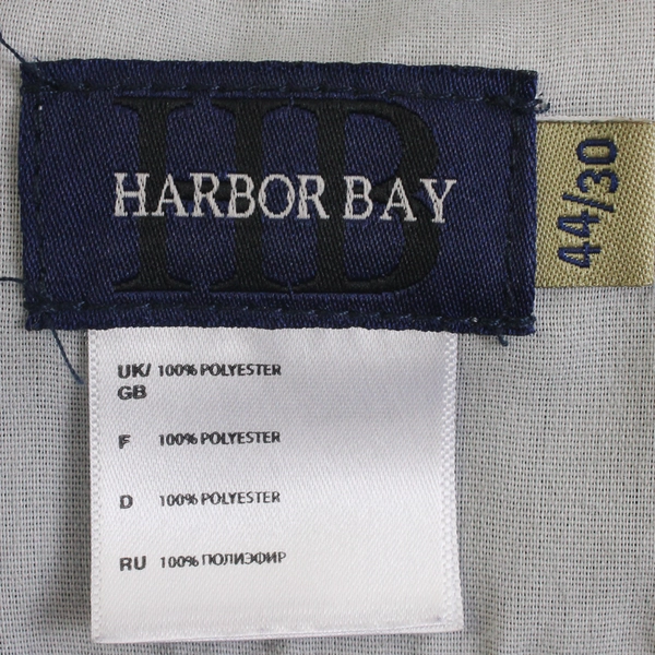 Harbor Bay Men’s 44x30 Navy Dress Pants with Elastic Waistband