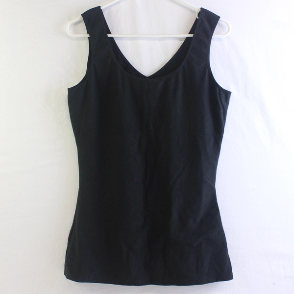 Jockey Women's XL Black Shaping V-Neck Tank Top