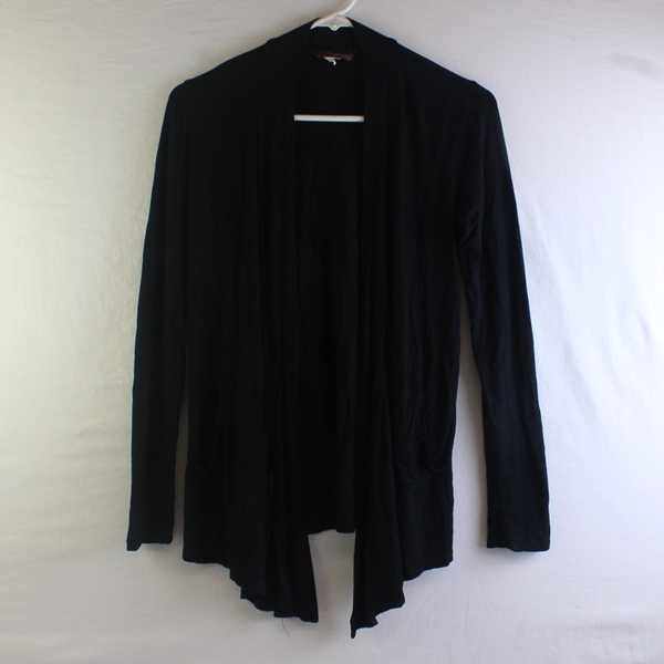 P.inc Maternity Women's M Black Stretchy Cardigan with Pockets